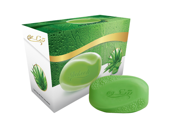 Aloe vera cosmetic soap