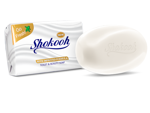 Shokooh Cosmetic soap with wave design