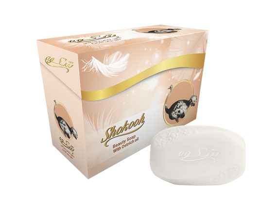 Shokooh cosmetic soap containing ostrich oil